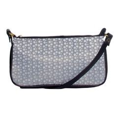 Background Polka Grey Shoulder Clutch Bag by HermanTelo