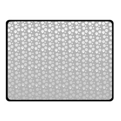 Background Polka Grey Fleece Blanket (small) by HermanTelo