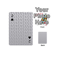 Background Polka Grey Playing Cards 54 Designs (mini)