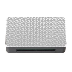 Background Polka Grey Memory Card Reader With Cf