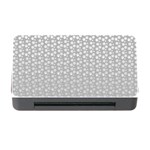 Background Polka Grey Memory Card Reader with CF Front