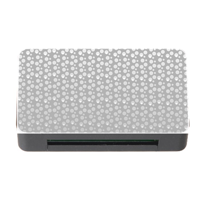 Background Polka Grey Memory Card Reader with CF