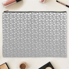 Background Polka Grey Cosmetic Bag (xxxl)