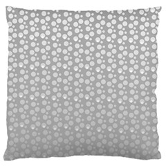 Background Polka Grey Large Flano Cushion Case (two Sides) by HermanTelo