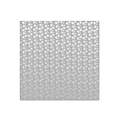 Background Polka Grey Satin Bandana Scarf by HermanTelo