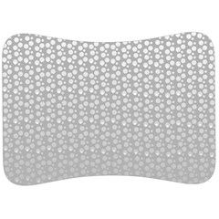 Background Polka Grey Velour Seat Head Rest Cushion