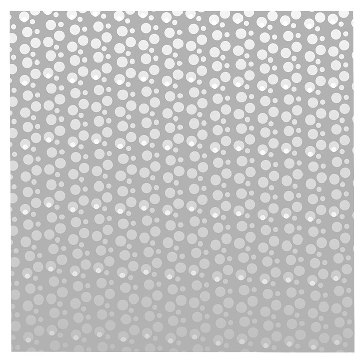 Background Polka Grey Wooden Puzzle Square