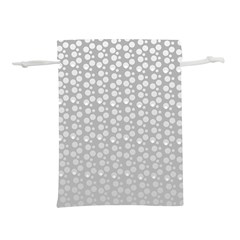 Background Polka Grey Lightweight Drawstring Pouch (s)