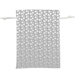 Background Polka Grey  Lightweight Drawstring Pouch (xl) by HermanTelo