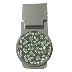 Flowers Pattern Spring Nature Money Clips (round)  by HermanTelo