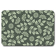 Flowers Pattern Spring Nature Large Doormat  by HermanTelo