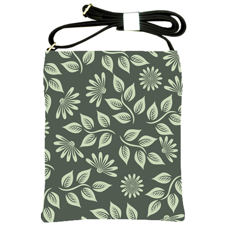 Flowers Pattern Spring Nature Shoulder Sling Bag