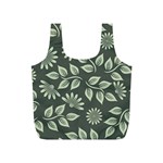 Flowers Pattern Spring Nature Full Print Recycle Bag (S) Front