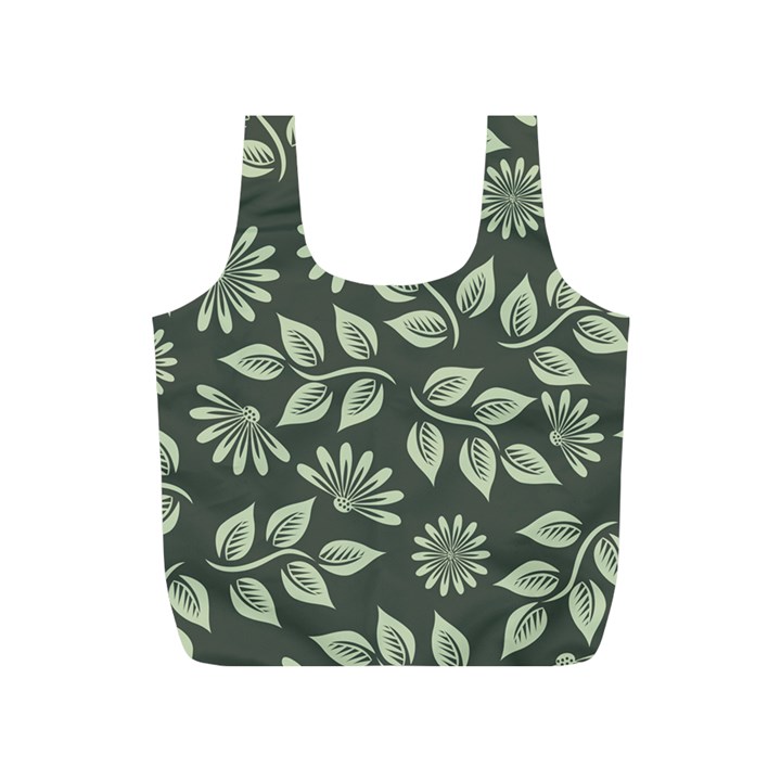 Flowers Pattern Spring Nature Full Print Recycle Bag (S)