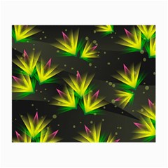 Floral Abstract Lines Small Glasses Cloth (2 Sides)