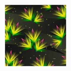 Floral Abstract Lines Medium Glasses Cloth (2 Sides)