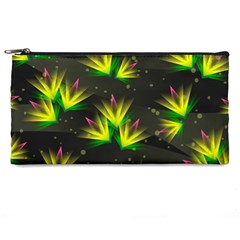 Floral Abstract Lines Pencil Cases