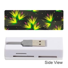 Floral Abstract Lines Memory Card Reader (stick)