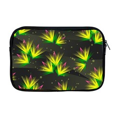 Floral Abstract Lines Apple Macbook Pro 17  Zipper Case