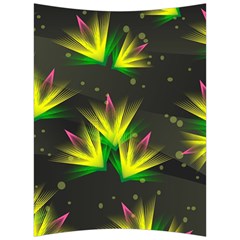 Floral Abstract Lines Back Support Cushion