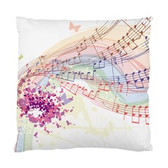 Music Notes Abstract Standard Cushion Case (two Sides) by HermanTelo