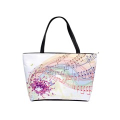 Music Notes Abstract Classic Shoulder Handbag