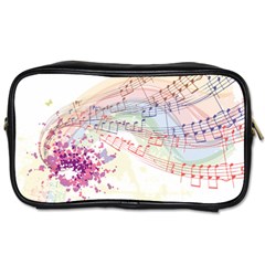 Music Notes Abstract Toiletries Bag (one Side)