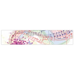 Music Notes Abstract Small Flano Scarf by HermanTelo