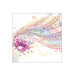 Music Notes Abstract Satin Bandana Scarf