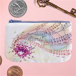 Music Notes Abstract Large Coin Purse Front