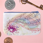 Music Notes Abstract Large Coin Purse Back