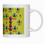 Power Can Be Flowers And Ornate Colors Decorative White Mugs Right