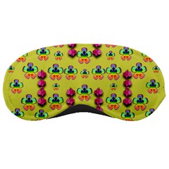 Power Can Be Flowers And Ornate Colors Decorative Sleeping Mask by pepitasart