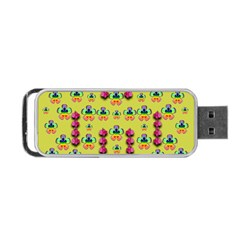 Power Can Be Flowers And Ornate Colors Decorative Portable Usb Flash (one Side) by pepitasart