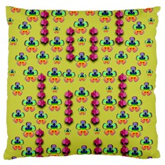 Power Can Be Flowers And Ornate Colors Decorative Standard Flano Cushion Case (two Sides) by pepitasart