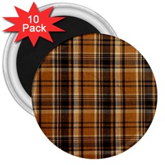 Tartan Design 3  Magnets (10 Pack)  by impacteesstreetwearfour