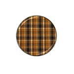 Tartan Design Hat Clip Ball Marker Front