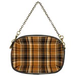 Tartan Design Chain Purse (Two Sides) Front