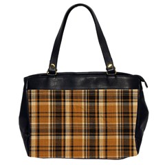 Tartan Design Oversize Office Handbag (2 Sides) by impacteesstreetwearfour