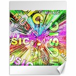 Music Abstract Sound Colorful Canvas 12  x 16  11.86 x15.41  Canvas - 1