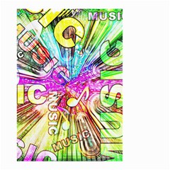 Music Abstract Sound Colorful Small Garden Flag (two Sides) by Mariart