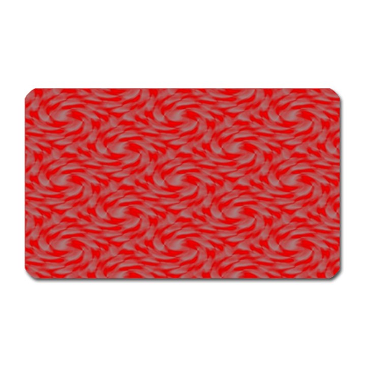 Background Abstraction Red Gray Magnet (Rectangular)