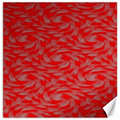 Background Abstraction Red Gray Canvas 12  X 12 