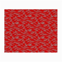 Background Abstraction Red Gray Small Glasses Cloth (2 Sides)