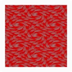 Background Abstraction Red Gray Medium Glasses Cloth (2 Sides)