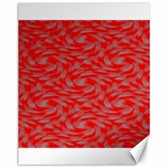 Background Abstraction Red Gray Canvas 11  X 14 