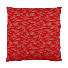 Background Abstraction Red Gray Standard Cushion Case (one Side) by HermanTelo