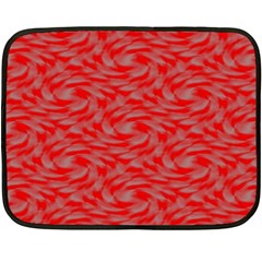 Background Abstraction Red Gray Double Sided Fleece Blanket (mini) 