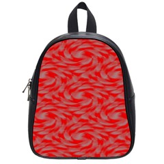 Background Abstraction Red Gray School Bag (small)