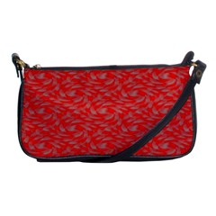 Background Abstraction Red Gray Shoulder Clutch Bag